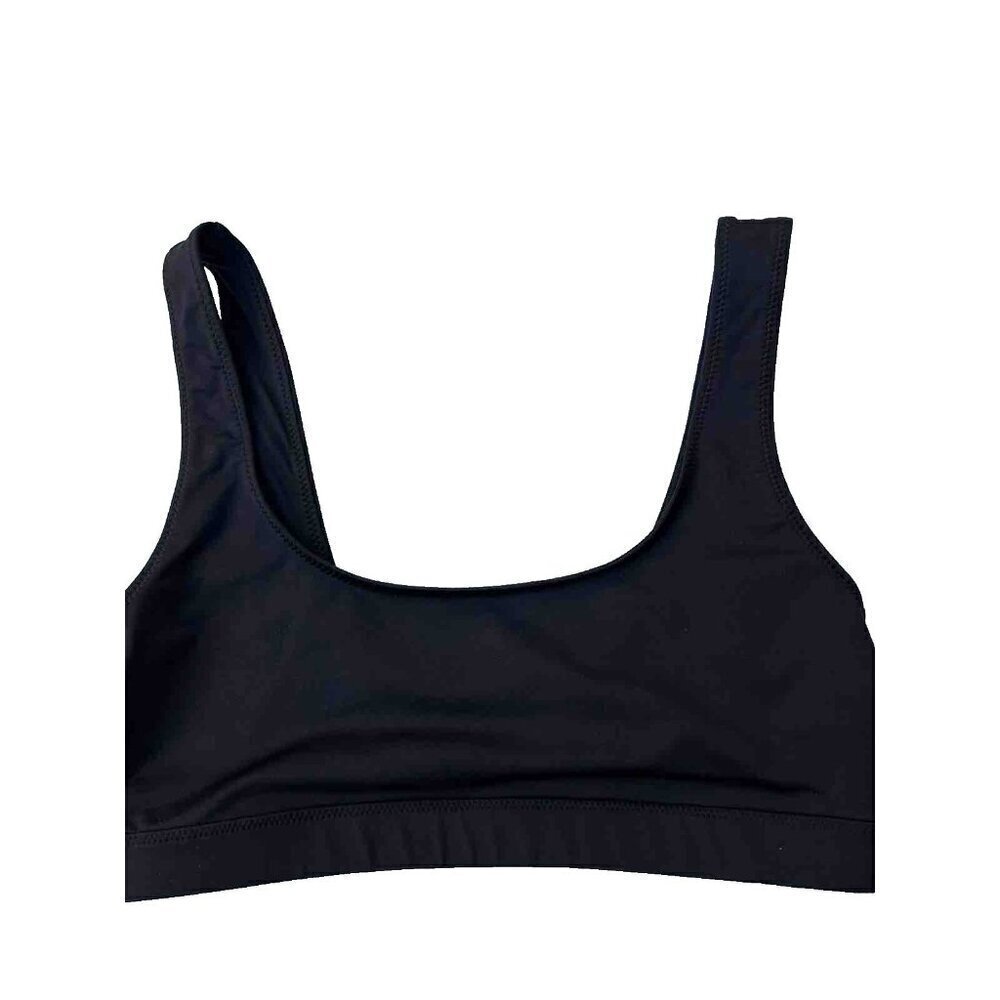 SKIMS Women's Swim S Tank Bikini Top Onyx SW-TNK-0743 Size S